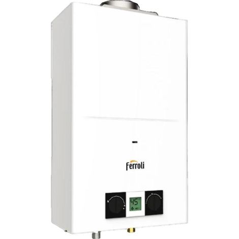Chauffe-eau à gaz Ferroli Pegaso Eco 14, 14 L, classe A