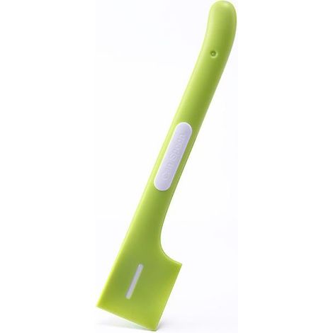 Cuillère verte non toxique pour aliments humides pour animaux de compagnie, avec un angle pointu pour faciliter le service. (1/5)