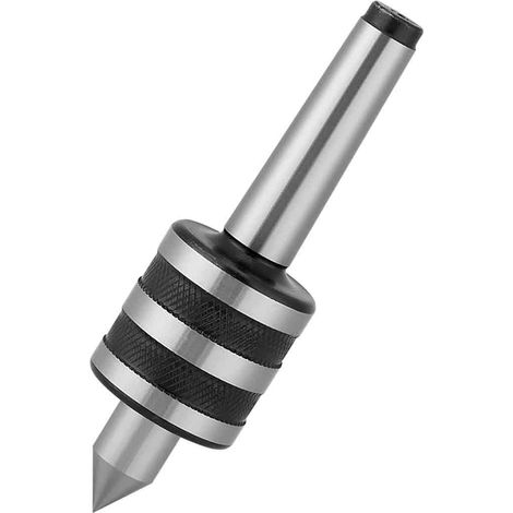 1 pointe tournante MT2, précision 0,01 mm, acier 40CR + acier rapide, roulement haute vitesse, pour tours moyens et CNC (1/5)