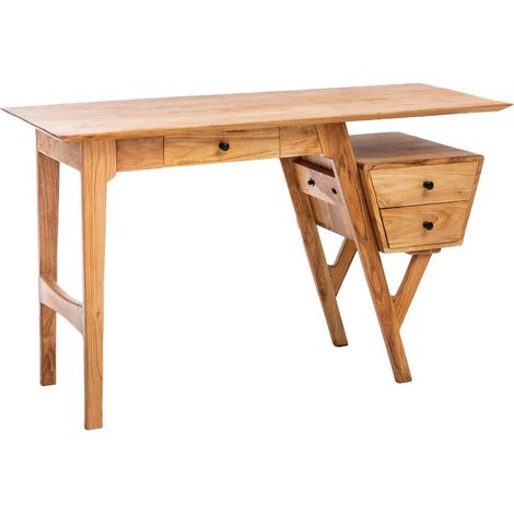 Bureau en bois d'acacia Eliott (1/5)