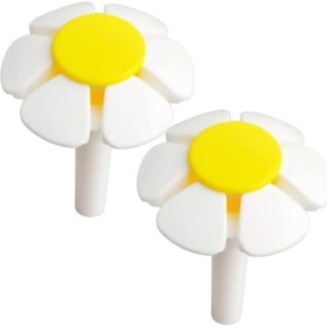 Kit de 2 Recharges pour Fontaine à Eau pour Animaux - Tête de Pulvérisation Florale Jaune Amovible, Compatible avec Distributeurs Automatiques pour Chats et Systèmes d'Installation Standard (1/4)