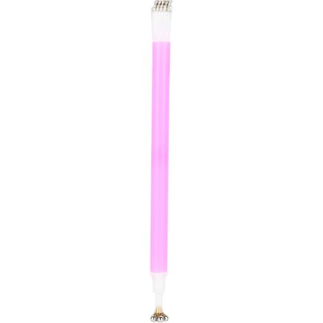 Double tête stylo magnétique bicolore pour peinture ongles, outil professionnel acrylique gel aimanté (1/5)
