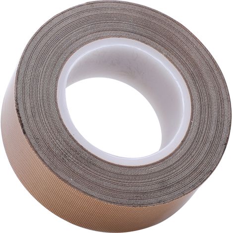 Rouleau de ruban PTFE, adhésif haute température, outil thermique isolant pour scelleuse sous vide, 0,25mm x 50mm, 10m (1/5)