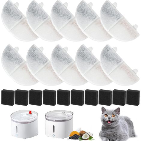 Katzenbrunnenfilter 10 Stück Katzenbrunnenfilter Ba (1/5)