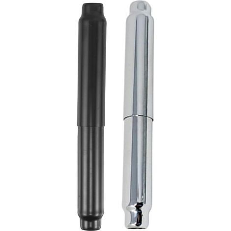 2 Toilettenpapierrollenhalter aus Edelstahl mit flexiblem