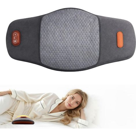 3 en 1 Masseur Dos Lombaire, Massage Dos Electrique avec Traction, Vibration et Chaleur, Dispositif Traction Lombaire Réglable avec Interrupteur Commande Intelligent (B) (1/5)