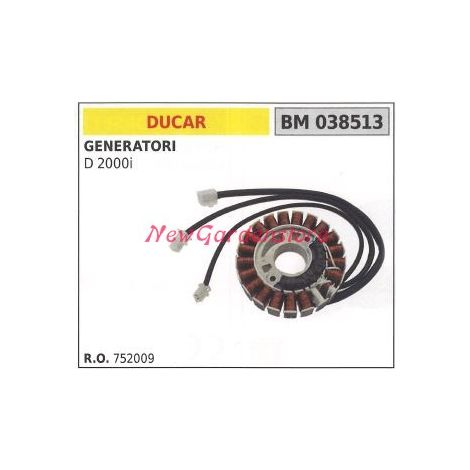 DUCAR Lichtmaschine für Generator D 2000i 038513 752009