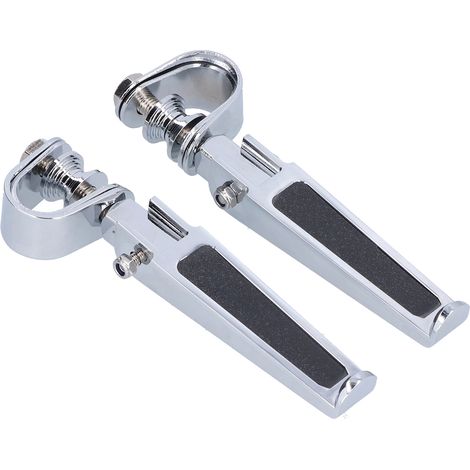 Verchromte Fußrasten für 1-1/4" Sturzbügel, Ersatz für FXDFSE, FLHTCSE und FLHRSEI. (1/5)