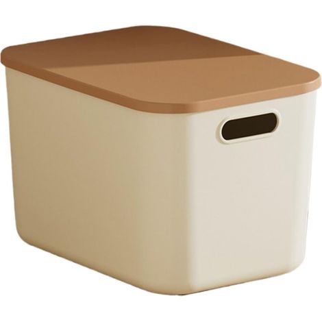 Generisch Boîtes de rangement légères avec couvercles, empilables, peu encombrantes, pour chaussures, cuisine, nourriture, vêtements, salle de bain, armoire (1/5)
