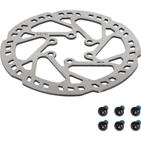 Disque de frein à 6 trous de 140 mm pour trottinette électrique Kukirin G3/G3Pro, avec vis (1/4)
