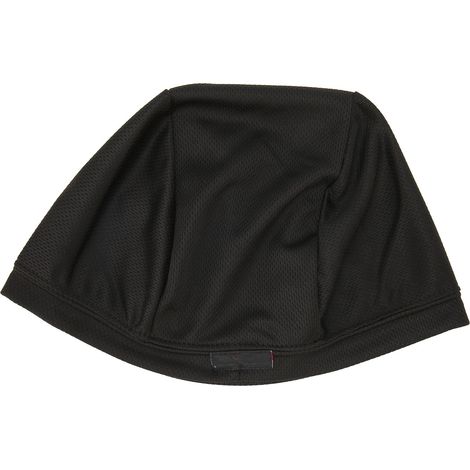 Casquette intérieure anti-transpiration respirante pour casque moto, bonnet rafraîchissant évacuation de l'humidité, noir, calotte crâne ajustable (1/5)
