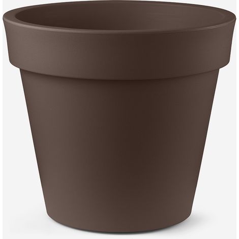 Vaso da giardino in polietilene 130 cm Aria 130cm - Marrone
