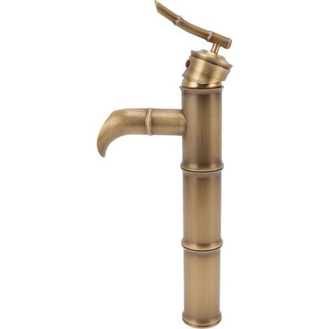 Robinet Antique, Robinet d'évier Chaud et Froid en Cuivre pour la Cuisine (1/5)