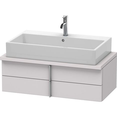 VERO mobile consolle basso 285x900x448mm lilla satinato bianco