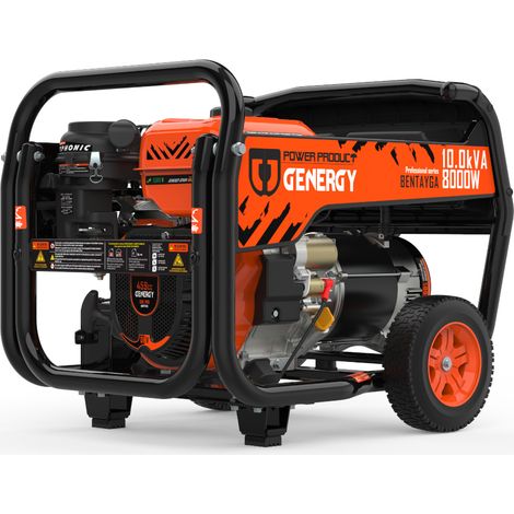 Groupe électrogène 8000W-400V 7000W-230V Essence Triphasé Démarrage électrique Modèle Bentayga