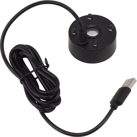 Ultraschall-Teichbewässerungssystem mit 12 Düsen – 400 W – Zerstäuber – Nebelgenerator für den Innen- und Außenbereich – Teiche und Bonsai-Bäume – Springbrunnen mit USB-Anschluss – Gartenbrunnenzubehö