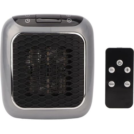 800W electric wall heater with adjustable thermostat, quiet, energy-efficient for office, bedroom, bathroom (1/4)