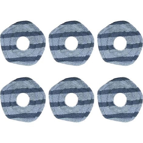 6er-Pack Waschbare Wischmop-Tücher für Eufy X10 Pro Omni – Für Eufy X9 Pro Saugroboter – Waschbar und wiederverwendbar – Zubehör (1/5)