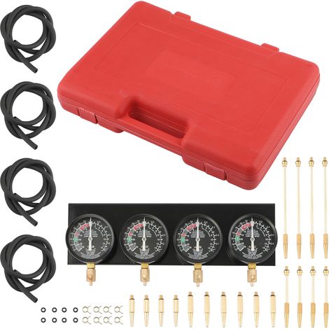 Motorcycle Carb Carburetor Vacuum 4 Synchronizer Gauges Tool Balancer Gauge Kits (1/5)