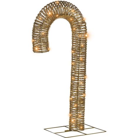 Outdoor Decoration LED HOLMAVIK Candy Cane 74 cm Gold (1/5)