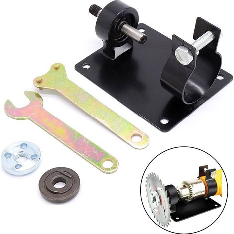 Support de coupe pour perceuse 10/13 mm, avec 2 clés et 2 rondelles, pour polissage/meulage/coupe (1 set, 10 mm) (1/5)