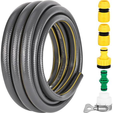 Gartenschlauch 5m Wasserschlauch Garten 1/2 zoll - Flexibler Schlauch UV-beständige Bewässerungsschlauch Knickschutz Wasser Schlauch für Innen Außenbereich Gartenschläuche für den Garten (1/5)