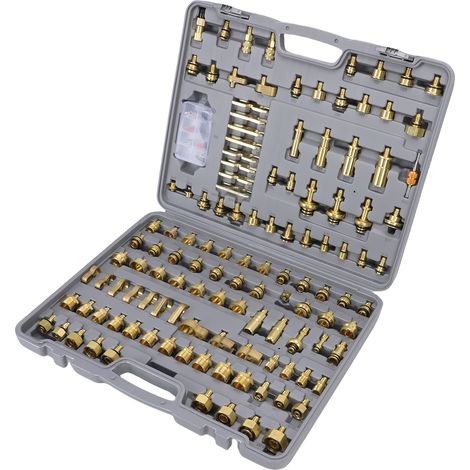122 kit détection fuite climatisation automobile – Outils détection laiton multifonction réparation voiture auto, climatisation (1/5)