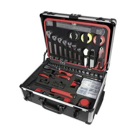Brüder Mannesmann M29076 Maletín de herramientas negro 211 piezas