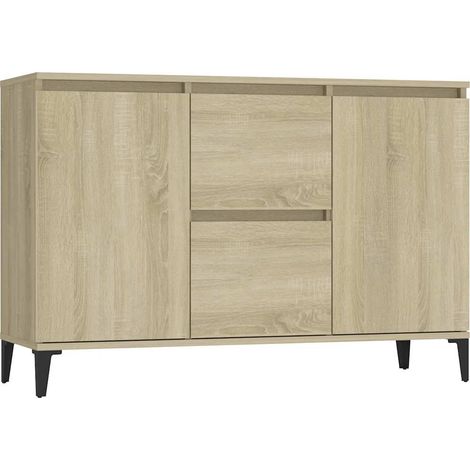 Maison Exclusive - Aparador madera contrachapada color roble Sono