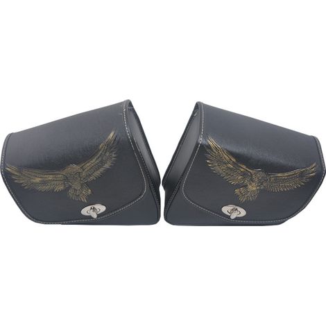 Sacoche à outils Harley-Davidson Cruiser, sacoche de pilote, sacoche latérale, sacoche suspendue, sacoche latérale, sacoche de selle, sacoche Flying Eagle
