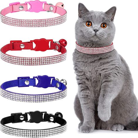 Collier souple en strass pour chiens et chats