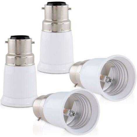 Adattatori per portalampade - Convertitore da portalampada B22 a E27 - Adattatore a baionetta per lampade alogene e a LED