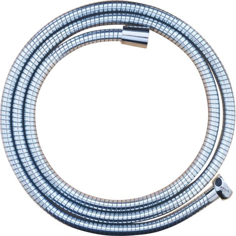 Ridder Tubo Doccia Aruba Trasparente/Cromato 2,0 m, Argento, Set di 3
