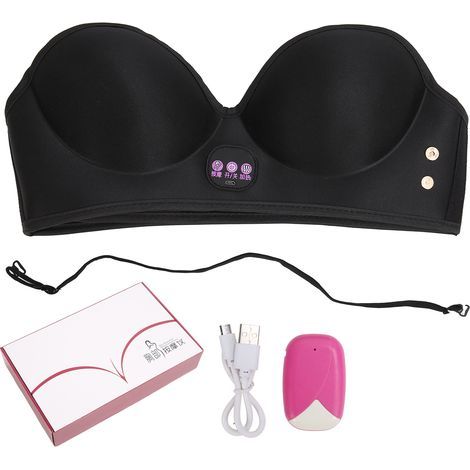 Soutien-Gorge Électrique - Massage Par Vibration 3 Vitesses - Compresse Chaude 3 Niveaux - Pour Soins Buste - 1 Pièce (1/5)