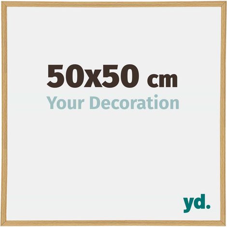 yd. - Cadre photo 50x50 - Hetre Clair - Plastique - Annecy