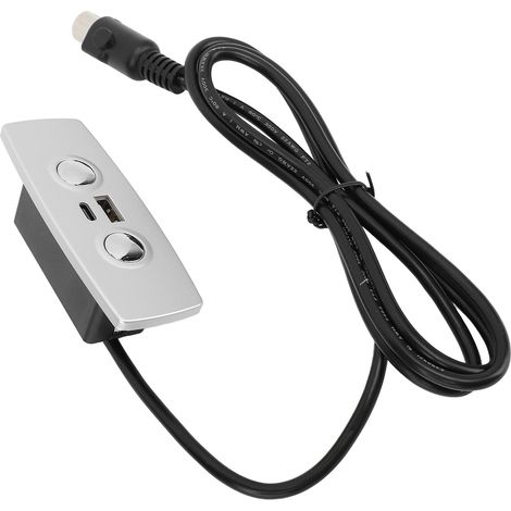 Télécommande de remplacement pour fauteuil inclinable, 2 boutons, 5 broches, USB Type C, pour fauteuil releveur électrique, canapé, interrupteur de commande manuelle. (1/5)