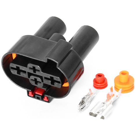 1K0906234 Anwendbar auf Kfz-Elektrolüfterstecker DJ7042YA-6.3/9.5-21 (1/4)