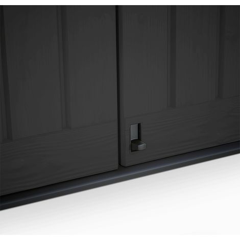 Keter – Coffre de rangement Store-It-out Max – Armoire de jardin résistante aux intempéries – Volume 1200L – Dimensions 145.5x82x125 cm – Ouverture frontale et supérieure — vue 4
