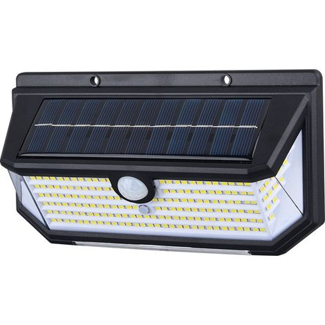 Applique solaire Extérieur avec Détecteur, 2 Modes, Étanche pour Jardin Clôture Garage (1/5)