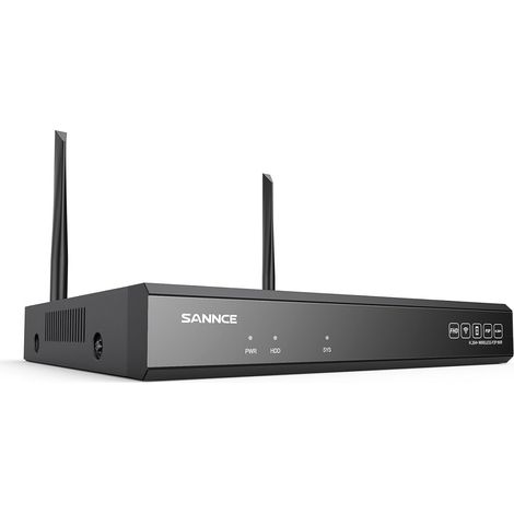 8CH 5MP NVR Système de Surveillance Enregistreur WLAN Vidéosurveillance pour Caméra IP Sécurité Intérieure et Extérieure (sans Disque) (1/5)