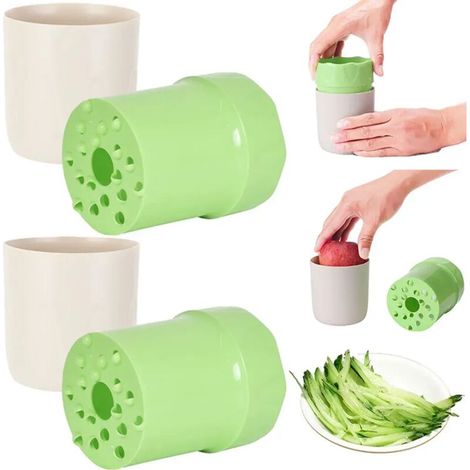 Râpes manuelles rotatives en plastique pour pommes, fromage et légumes, outil multifonctionnel pour râper rapidement - Crezuo