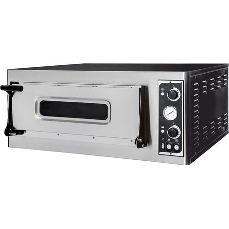 Four à pizza BASIC 4 - 1 chambre - 400V/4700W - 975x930x(H)413 mm - Hendi