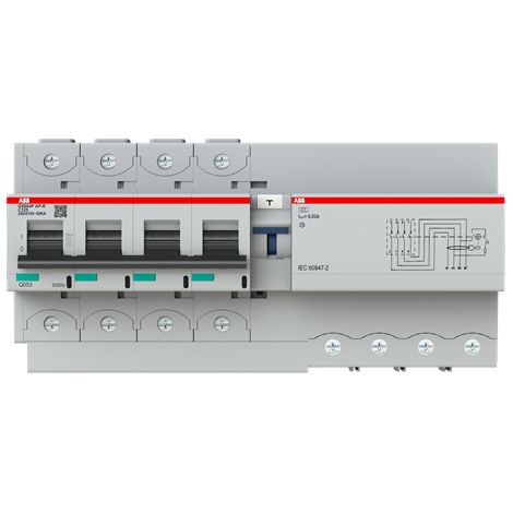 Disjoncteur Différentiel DS800P 4P 125A Cbe C 30mA Type A-APR immunisé 2CCG001347R0001 ABB G151816