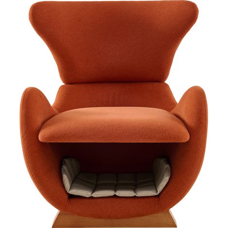 Poltrona lounge singola con cuccia per animali in tessuto antigraffio e legno 66x69x76 cm HOMVRA (1/5)