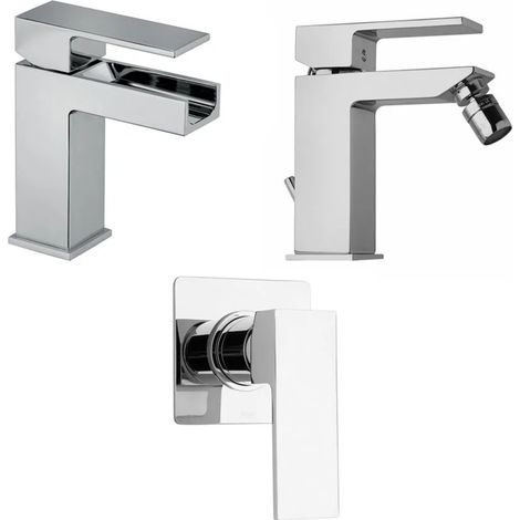 Dreiteiliges Set Für Bad-Armaturen, Inklusive Einbaukörper Für Die Dusche Infinity (1/5)