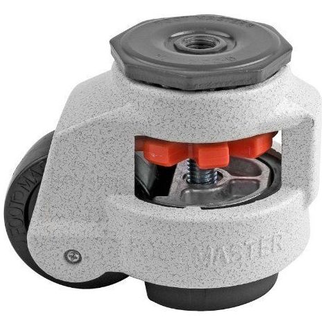 Roulette FOOT MASTER Ø 50 mm avec patin d'immobilisation - 250 Kg