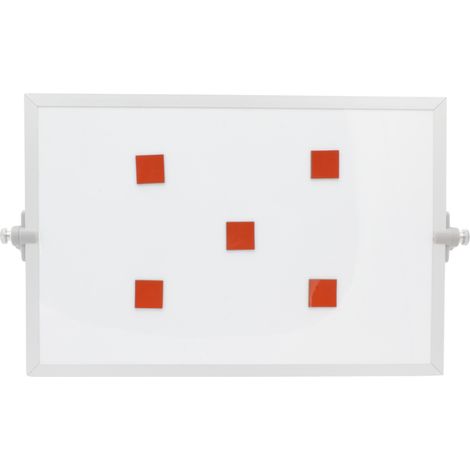 Symbole magnétique Carré 2x2 cm marron