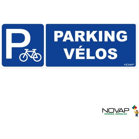 Panneau Parking vélos - Rigide 450x150mm - 4060170