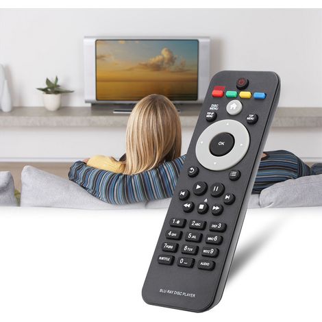 Télécommande Philips RC 2820 pour Lecteur Blu-ray avec Grands Boutons (1/5)