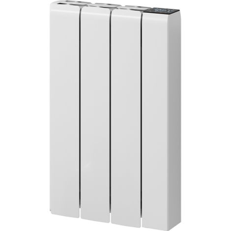 Reina Aron Die Cast Electric Horizontal Aluminium Radiator 570mm H x 360mm W - White